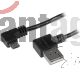Cable Usb-a A Micro-usb B Tipo Codo Startech,largo 1m,negro