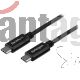 CABLE DE 0.5M USB-C MACHO A MACHO - CABLE USB 2.0 USB TIPO C