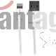 Cable 1m Lightning Iphone 5 A Usb Blanco