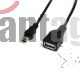 CABLE 30CM MINI USB M A USB H