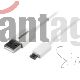 CABLE 50CM USB A MICROB BLANCO