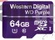 Memoria Microsdhc™ 64gb Wd Purple,speed Class 10 Uhs Speed Class 1 (u1),videovigilancia