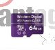Tarjeta De Memoria Flash Western Digital Wd Purple Sc Qd101,64gb Microsdhc Clase 10