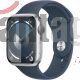 Apple Watch S9 GPS Aluminio Plata 45mm Correa Deportiva azul Tempestad (S/M)