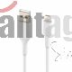 CABLE USB-A A LIGHTNING 1.0 MT PVC BELKIN BLANCO