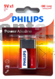PHILIPS PILA ALKALINE 9V 1PC
