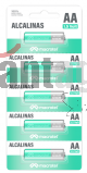 PACK 4 PILAS ALKALINAS AA