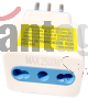 ADAPTADOR BIPASSO 2P+T / 10/16A  MAX 2500W PROTECCION CONTRA SOBRECARGAS Y REINICIO MANUAL