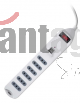 ALARGADOR CON USB Y SWITCH, 6 POSICIONES BLCO