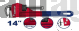 LLAVE STILLSON INDUST 14