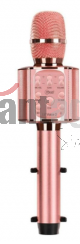 MLAB MIC KARAOKE LIL VOICE 2 LED SOPORTE METAL PINK