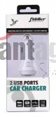 CARGADOR USB PARA AUTOMOVIL 12V - 2 SALIDAS