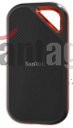 SanDisk Extreme Portable - SSD - cifrado - 1 TB - externo (portátil) - USB 3.2 Gen 2 - AES de 256 bits