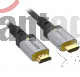 Cable Ultra HDMI EZQuest 10K Trenzado Largo 2.2 Metros, Negro