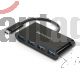 Adaptador Startech Hub USB-C a USB-A 4 Puertos Negro