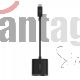 ADAPTADOR USB-C A ETHERNET Y USB-C BELKIN NEGRO