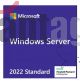 Microsoft Windows Server 2022 Standard - Licencia - 16 núcleos - ROK - para distribuidores