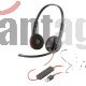 Auricular en oreja Poly Blackwire 3220 series cableado cancelación de sonido activo USB-A color Negro 