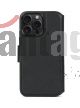 FUNDA FOLIO CUERO MAGSAFE PARA IPHONE 15 PRO DECODED NEGRA