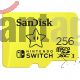 Sandisk Nintendo Switch - Tarjeta De Memoria Flash - 256 Gb - Video Class V30uhs-i U3 -