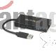 Adaptador Startech Hub USB-A a RJ-45/USB-A(3) 4 Puertos Negro