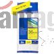 Cinta Laminada Brother Texto Negro sobre Fondo Amarillo 36mm TZe-661 