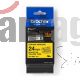 Cinta Etiquetadora Brother TZE-S651 24mm Negro En Amarillo