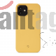 Funda de silicona Decoded Back Cover para iPhone 12 Amarillo