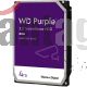 DISCO DURO WESTERN DIGITAL PURPLE DE 4TB 3.5 SATA 5400RPM CACHE 256MB